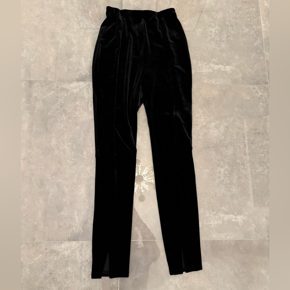 ASOS DESIGN Hourglass Jersey Split Front Suit Pant Size 4 - Picture 2 of 5